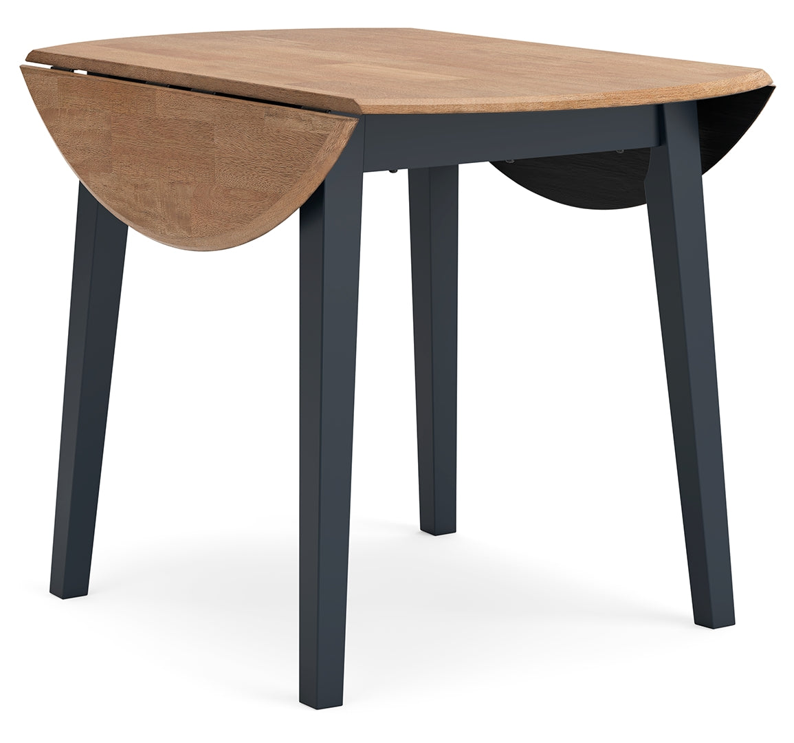 Gesthaven Round DRM Drop Leaf Table