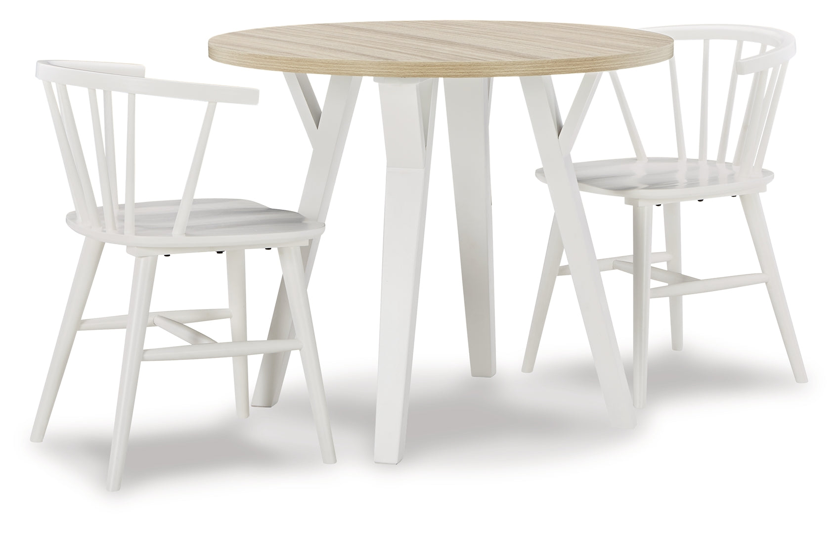 Grannen Dining Table and 2 Chairs