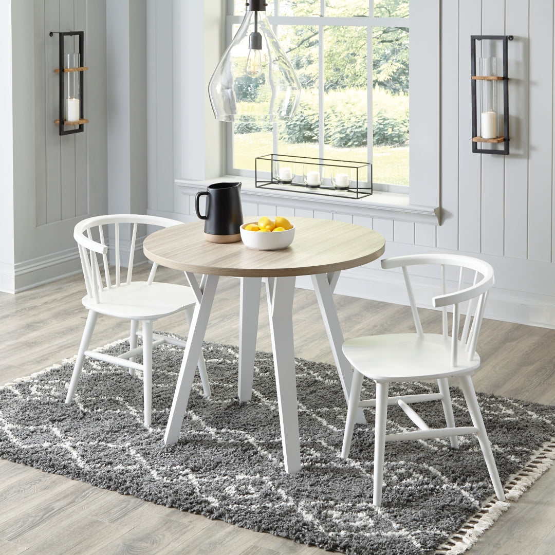 Grannen Dining Table and 4 Chairs