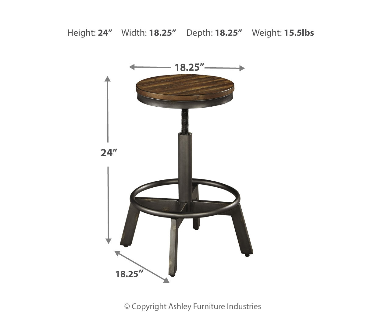 Torjin 2-Piece Bar Stool