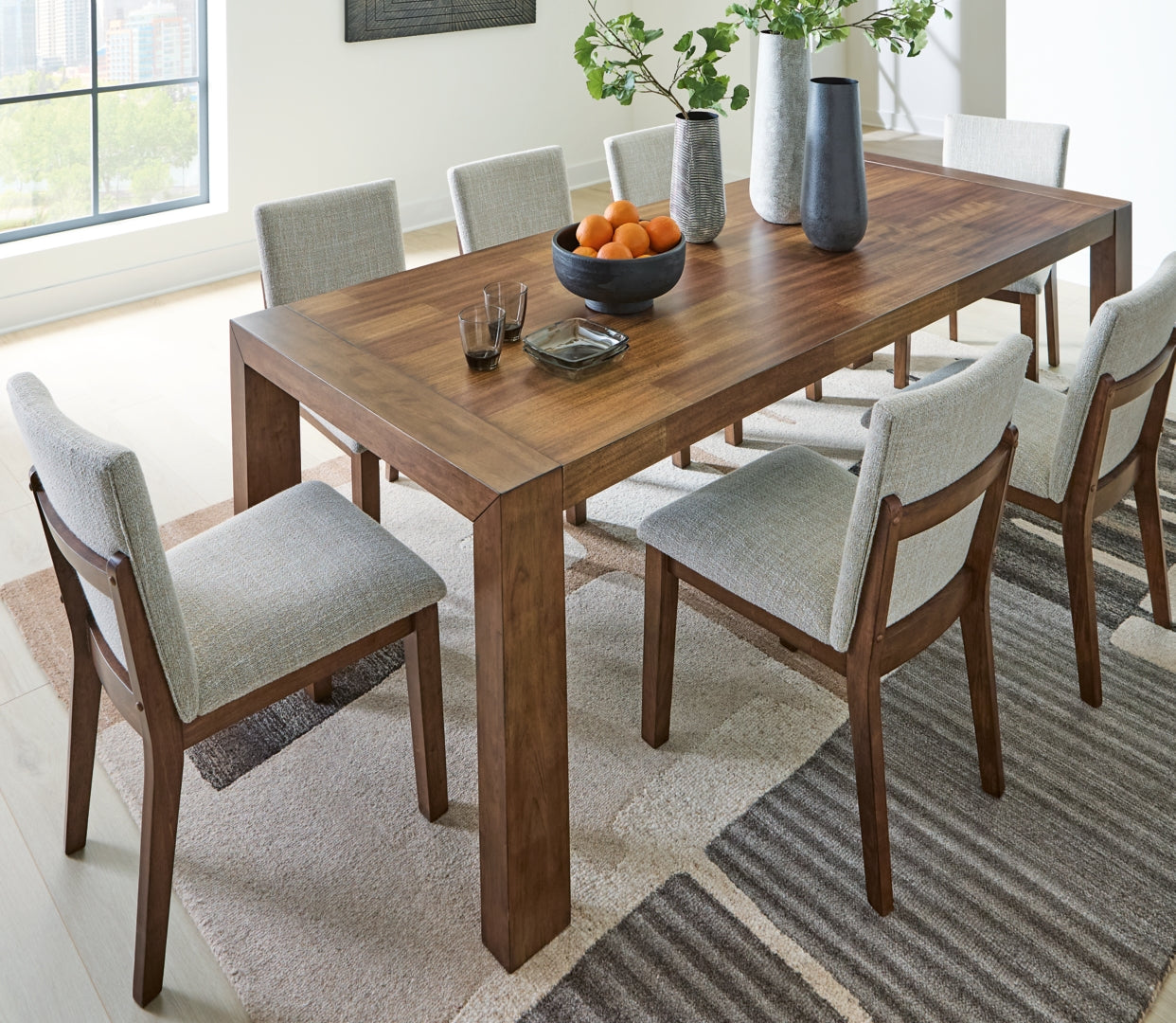 Kraeburn Dining Table and 6 Chairs