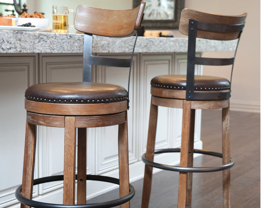 Pinnadel Tall UPH Swivel Barstool(1/CN)