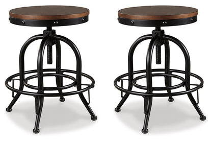 Valebeck Swivel Barstool (2/CN)