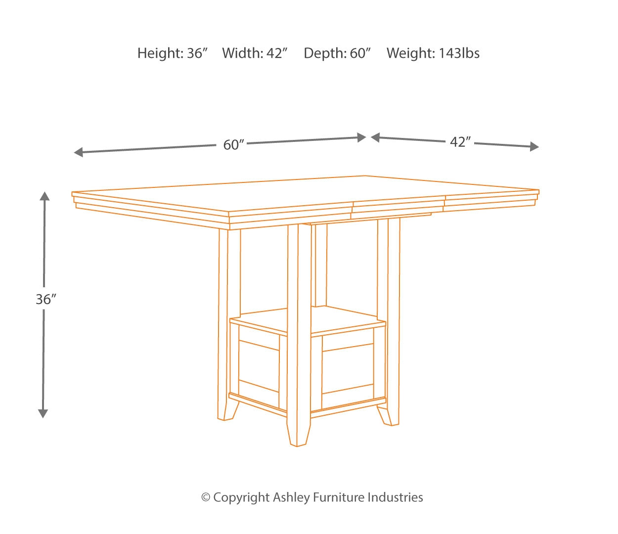 Ralene Dining Table and 4 Chairs and Bench