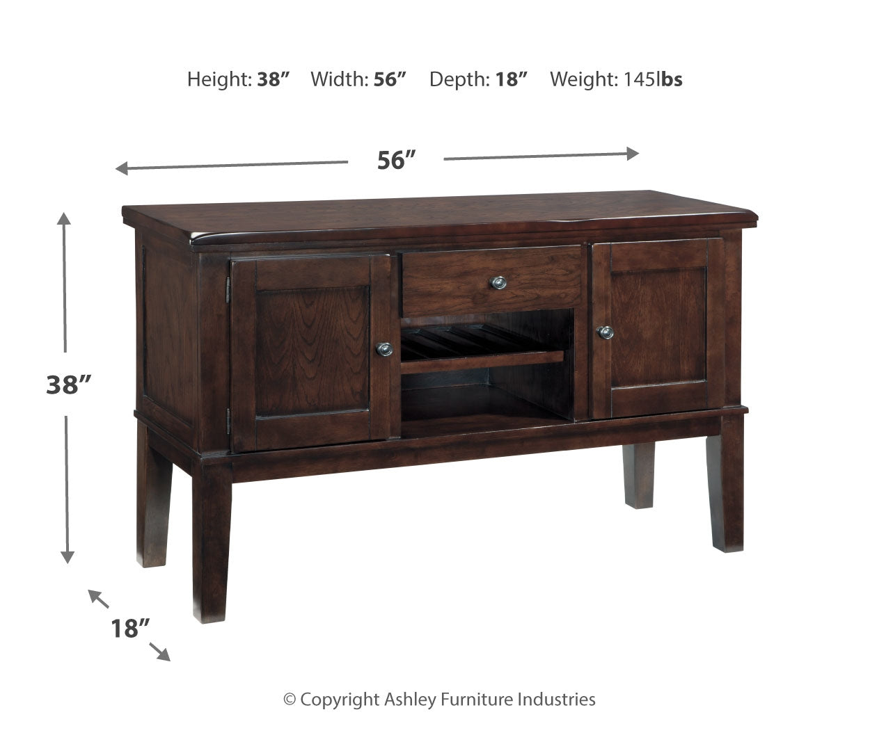 Haddigan Dining Table and 4 Chairs with Storage