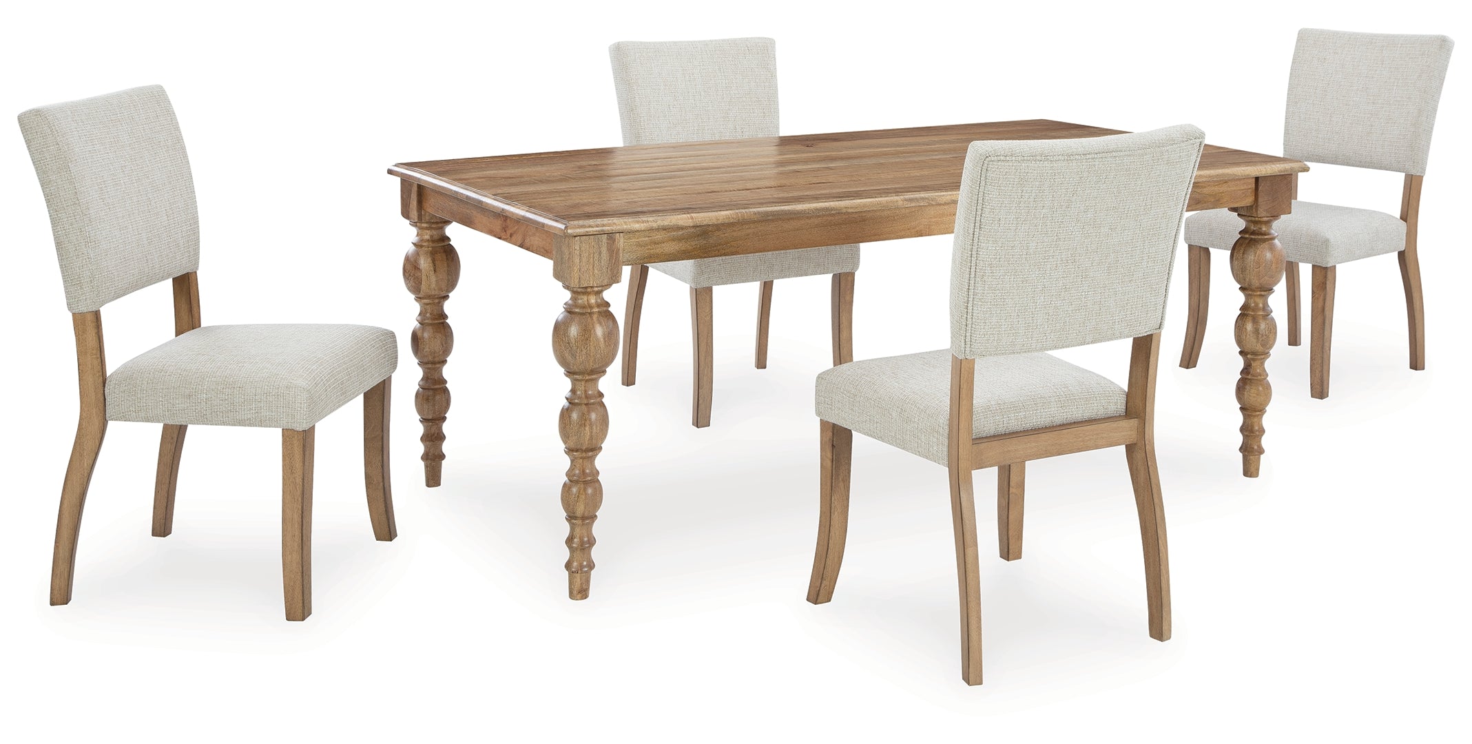 Rybergston Dining Table and 4 Chairs