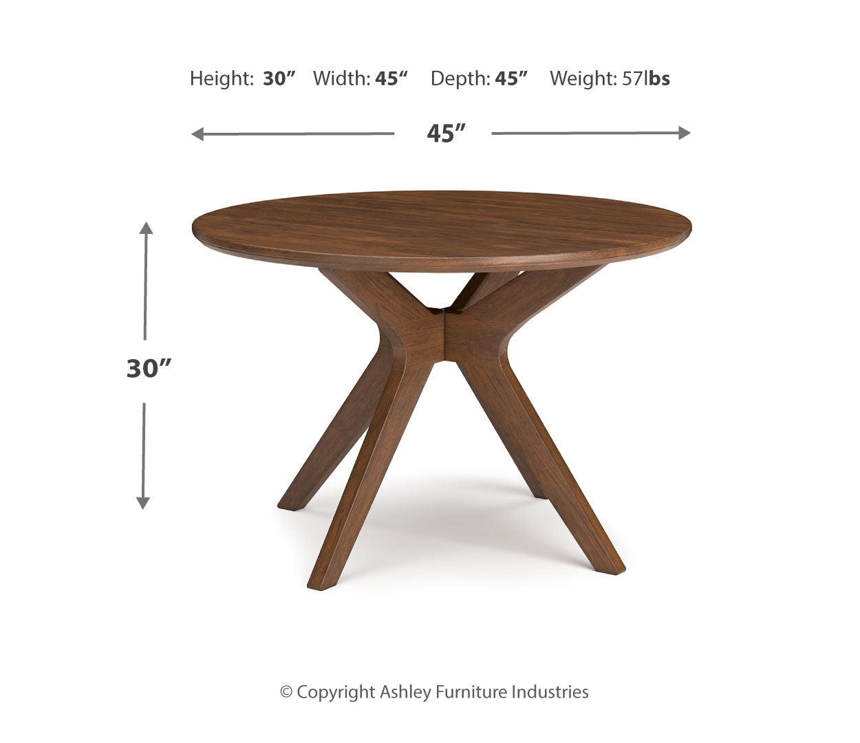 Lyncott Dining Table and 4 Chairs and Bench