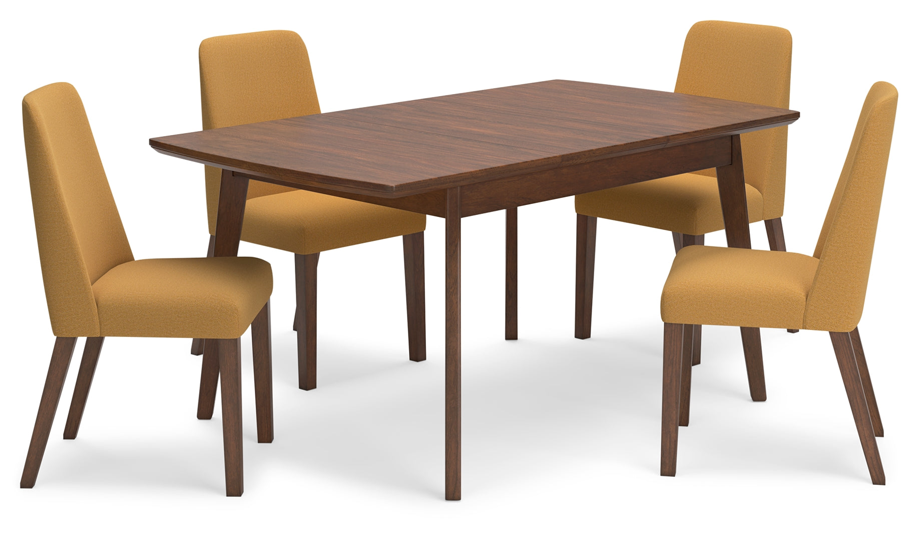 Lyncott Dining Table and 4 Chairs and Bench