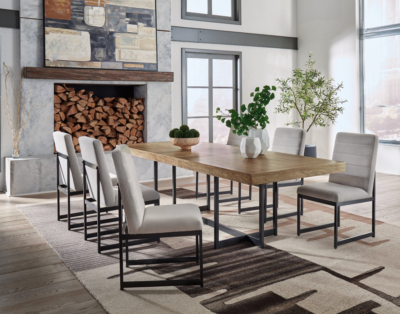 Tomtyn Dining Table and 8 Chairs