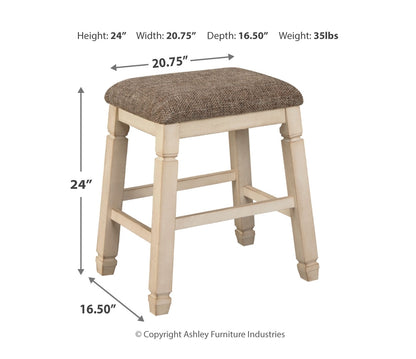 Bolanburg Upholstered Stool (2/CN)