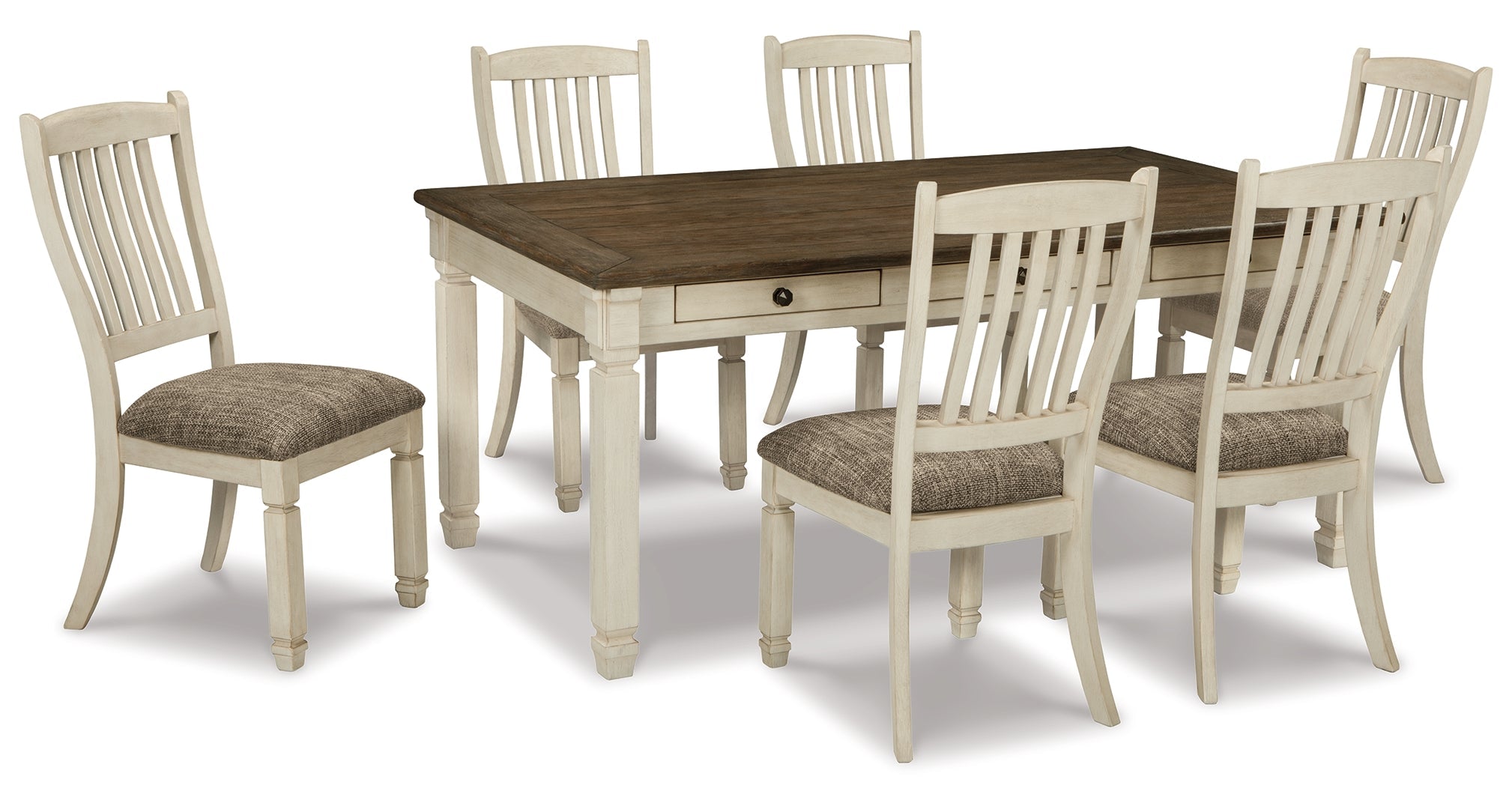 Bolanburg Dining Table and 6 Chairs with Storage