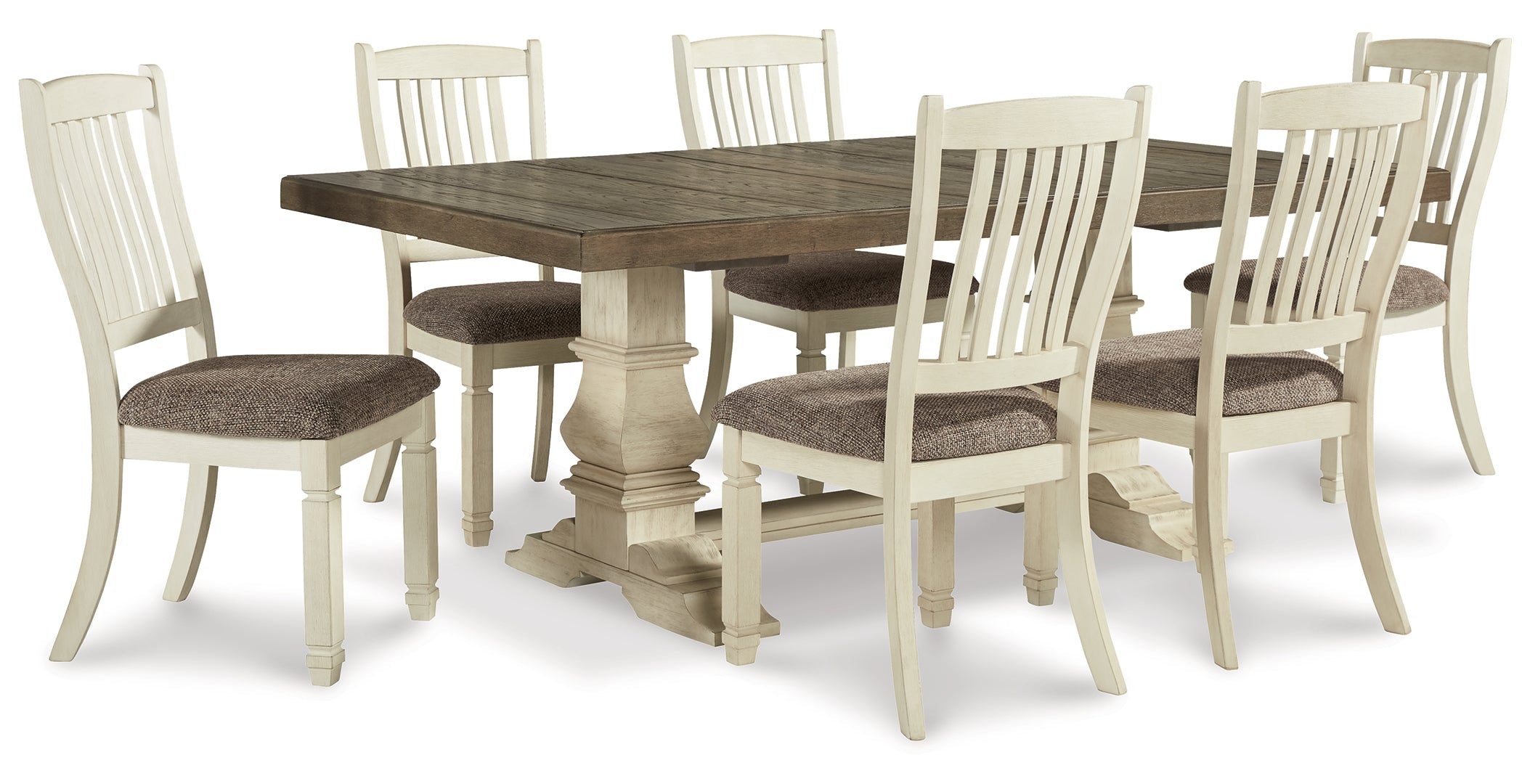 Bolanburg Dining Table and 6 Chairs with Storage