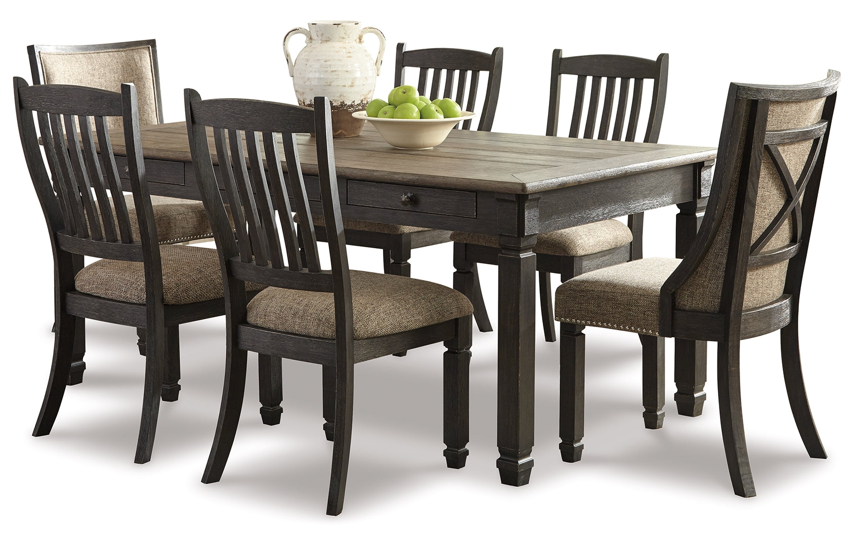 Tyler Creek Dining Table and 6 Chairs