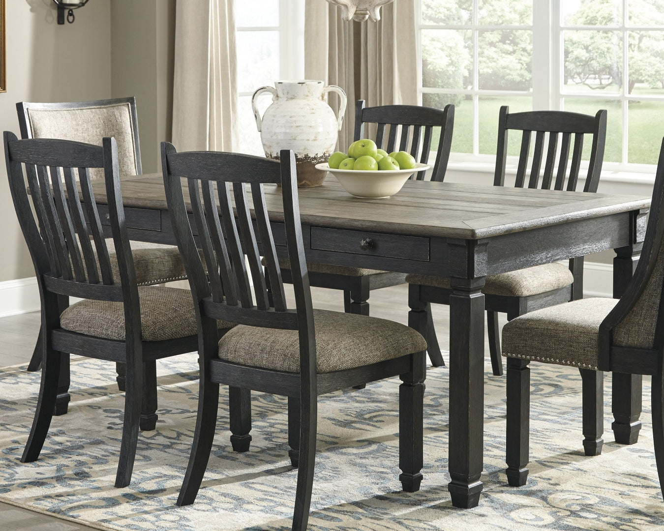 Tyler Creek Counter Height Dining Table and 6 Barstools