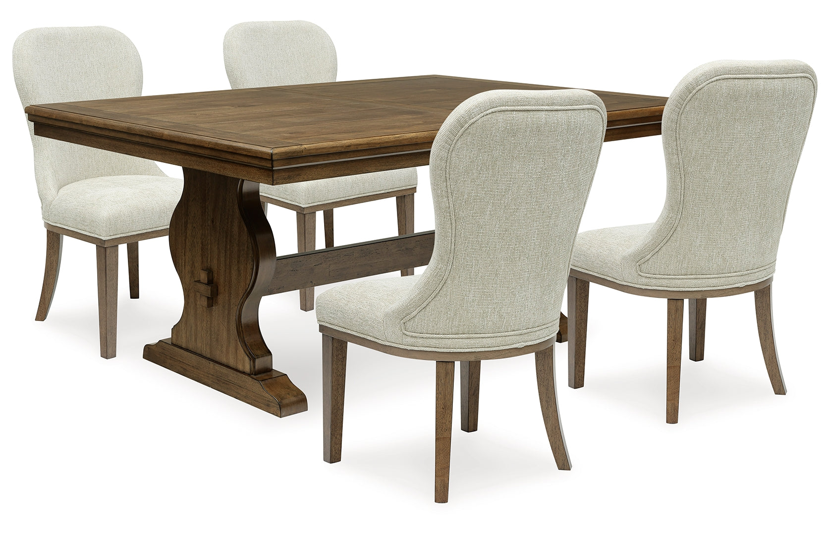 Sturlayne Dining Table and 4 Chairs with Storage