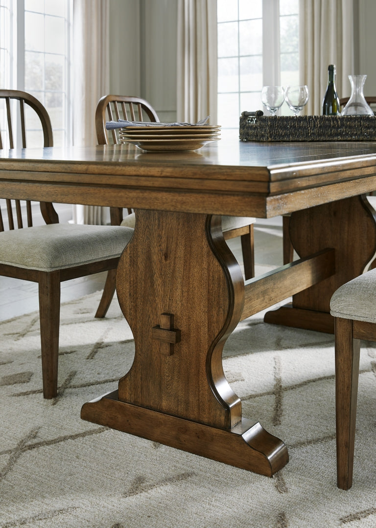 Sturlayne Dining Table and 6 Chairs with Storage