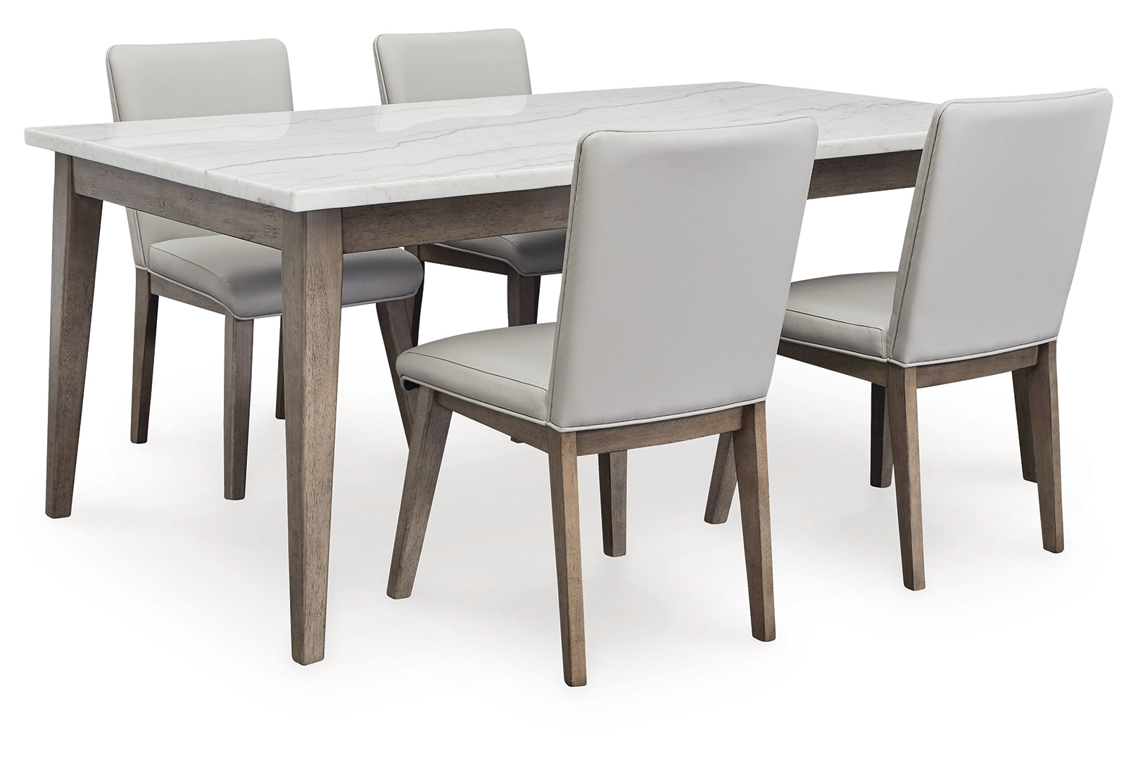 Loyaska Dining Table and 4 Chairs