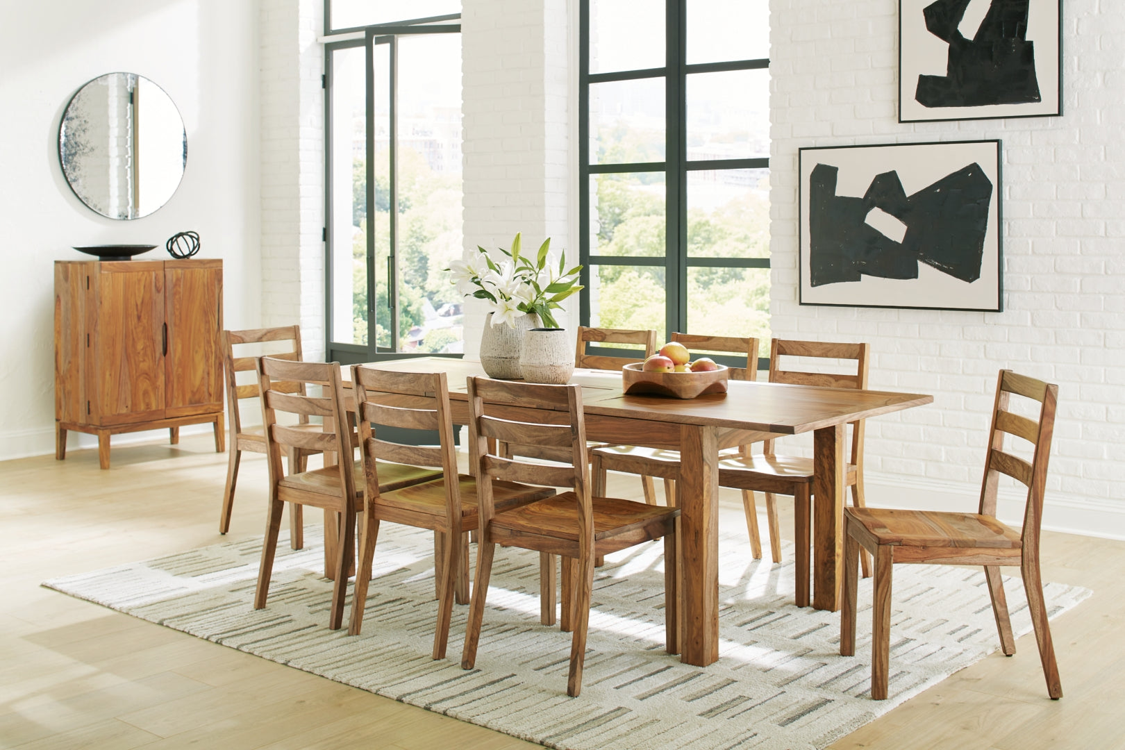 Dressonni Dining Table and 6 Chairs