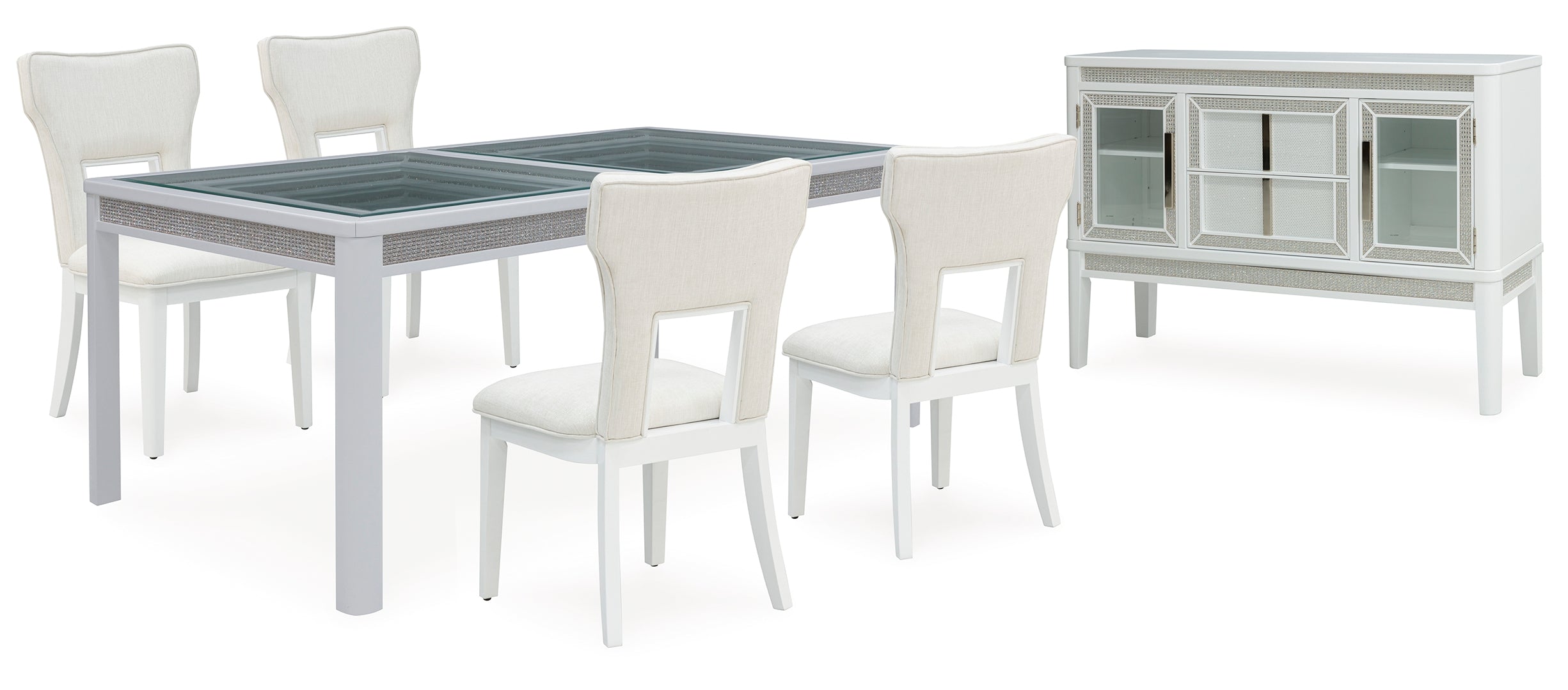 Chalanna Dining Table and 4 Chairs