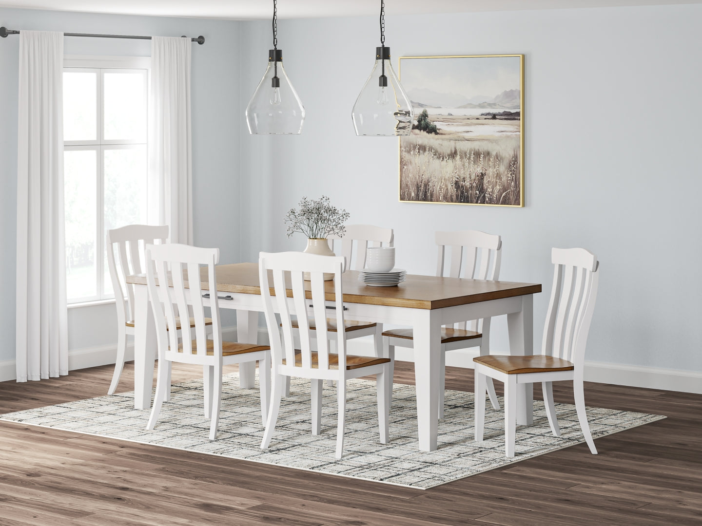 Ashbryn Dining Table and 8 Chairs