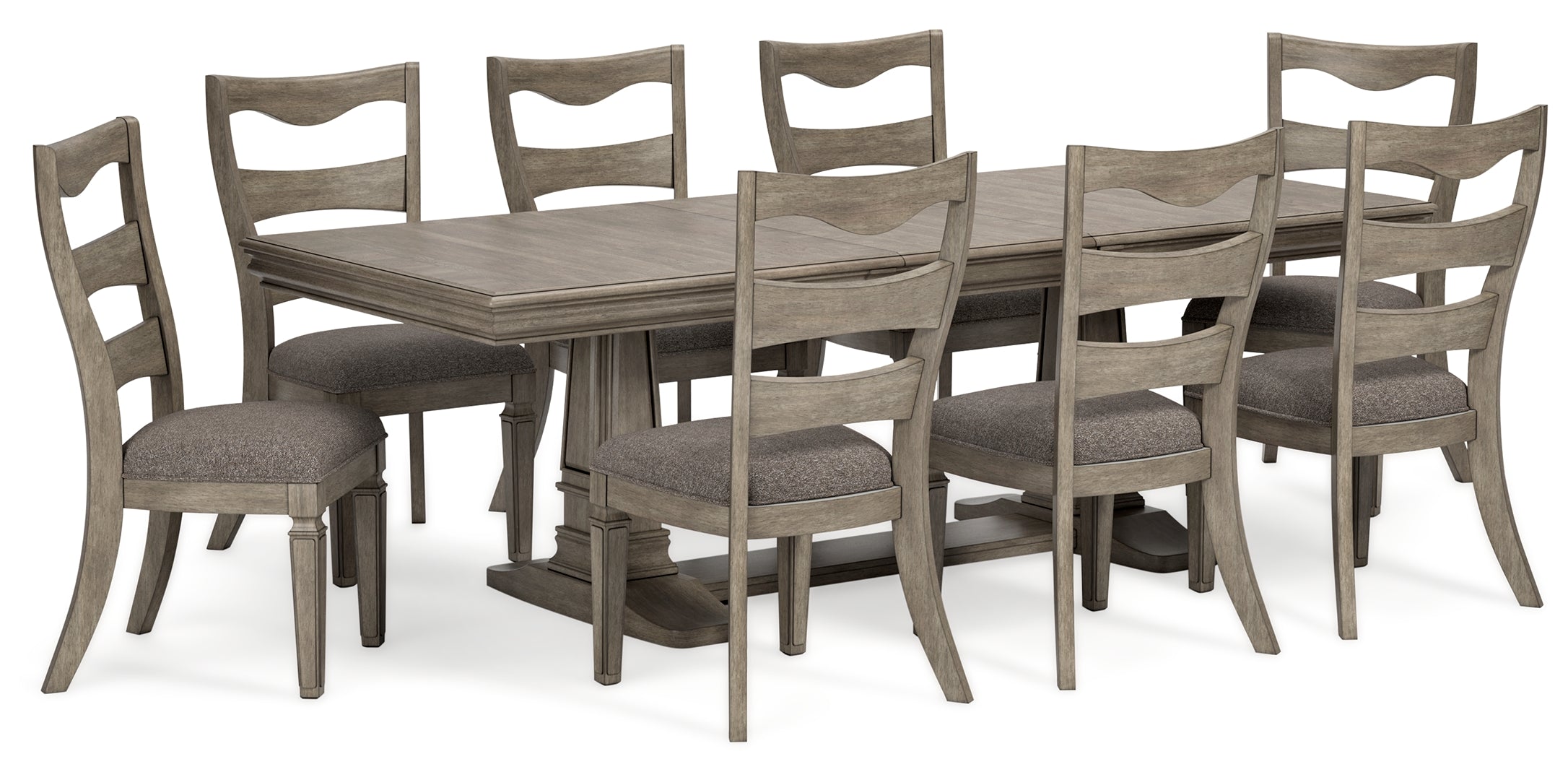 Lexorne Dining Table and 8 Chairs