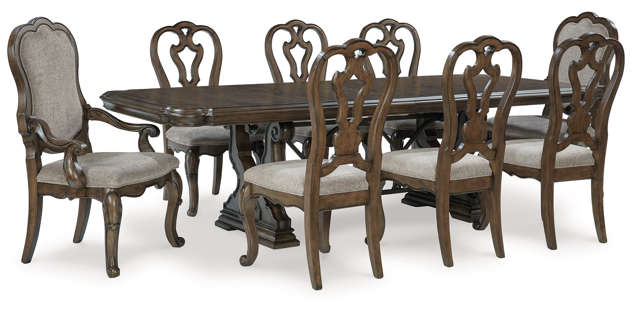 Maylee Dining Table and 8 Chairs