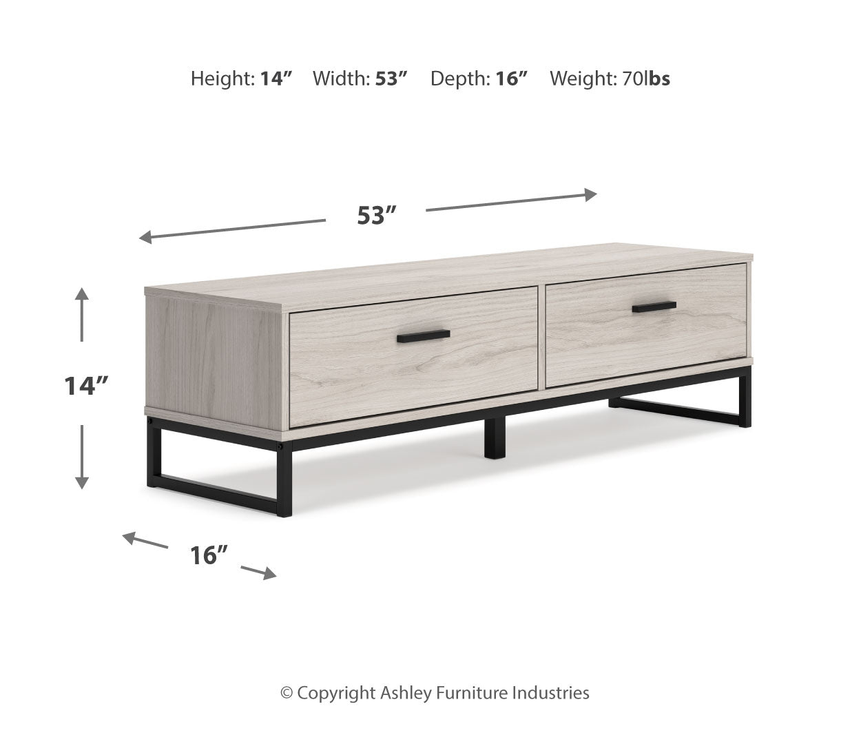 Socalle Storage Bench