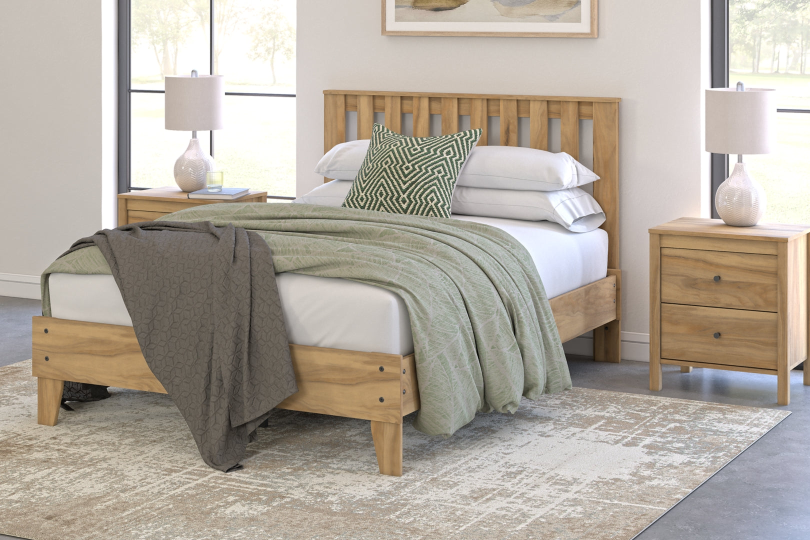 Bermacy Full Platform Panel Bed