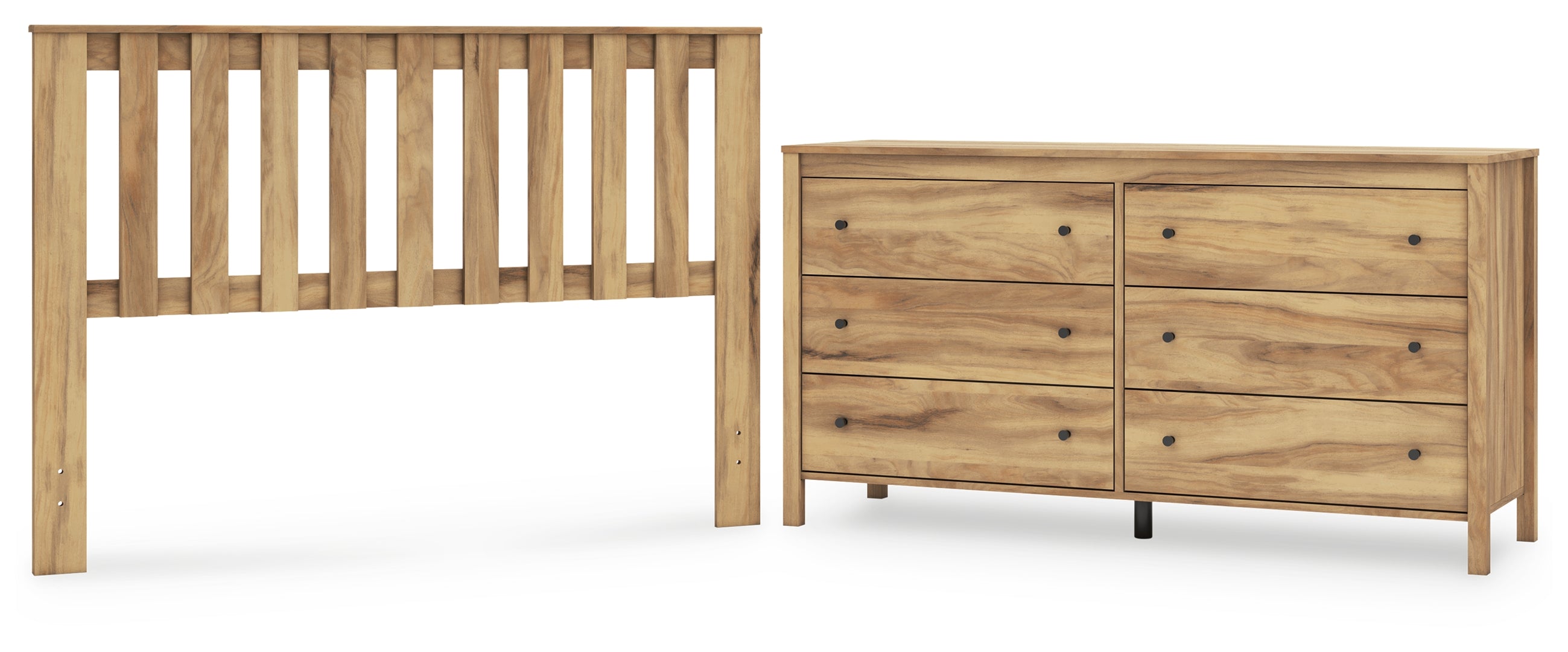 Bermacy Queen Panel Headboard with Dresser