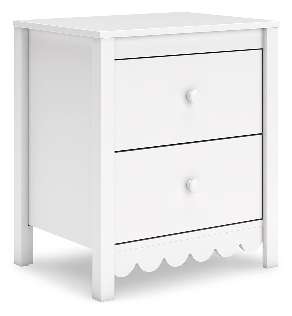 Hallityn Two Drawer Night Stand