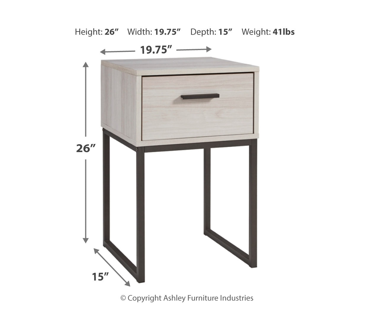 Socalle Bedroom Set Panel Platform Bed with Dresser and 2 Nightstands