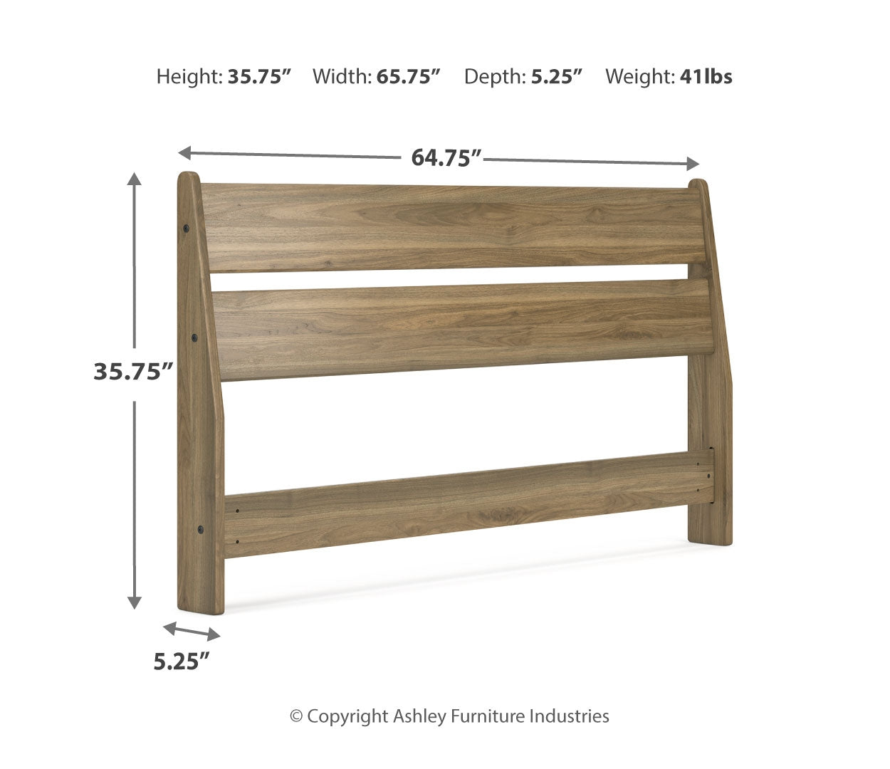 Deanlow Brown Panel Headboard Bedroom Set