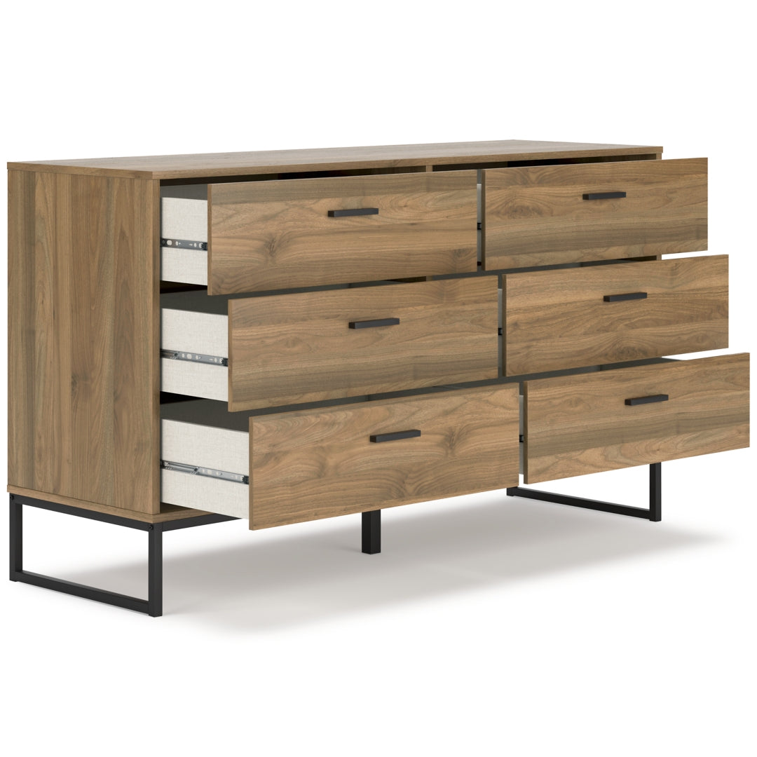 Deanlow Brown Panel Headboard Bedroom Set