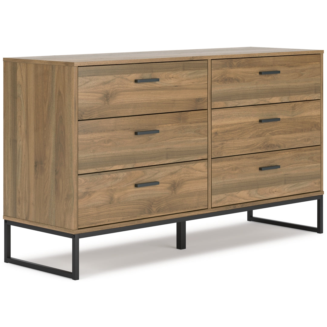 Deanlow Brown Panel Headboard Bedroom Set