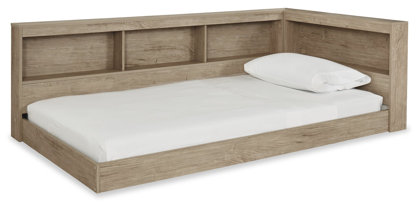 Oliah Bookcase Storage Bed