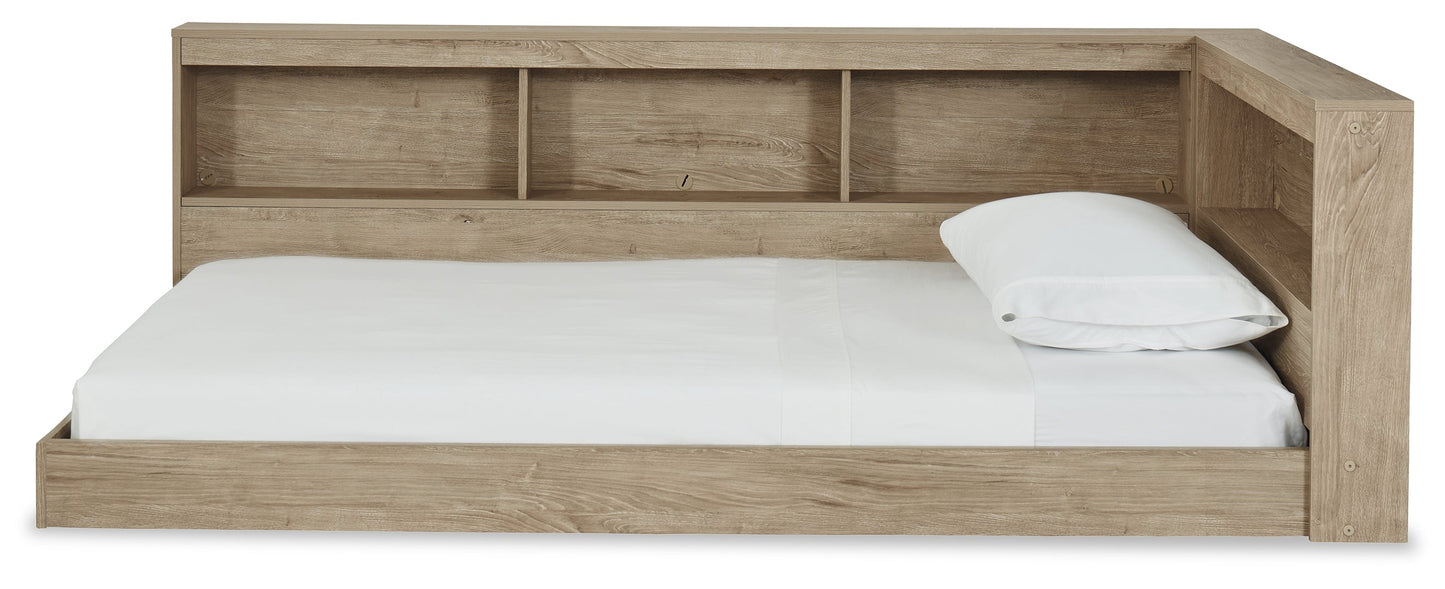 Oliah Bookcase Storage Bed