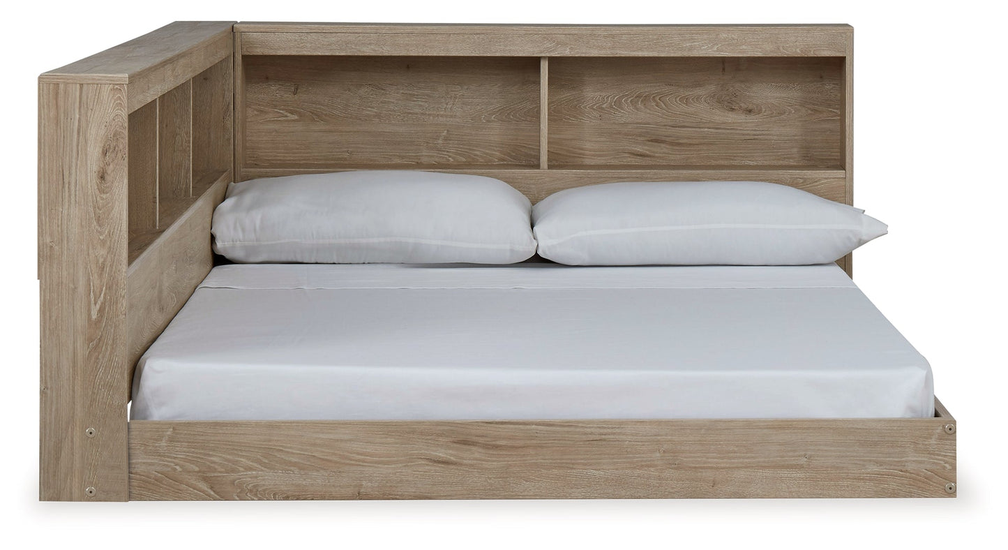 Oliah Bookcase Storage Bed