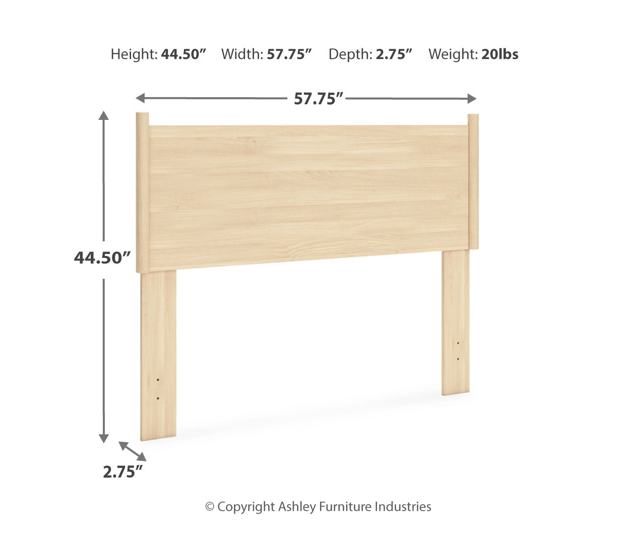 Cabinella Beige Panel Headboard Bedroom Set