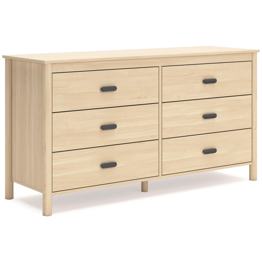 Cabinella Beige Panel Headboard Bedroom Set