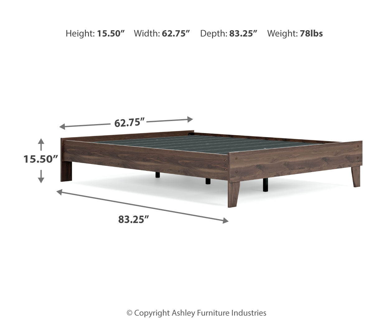 Calverson Panel Platform Bed