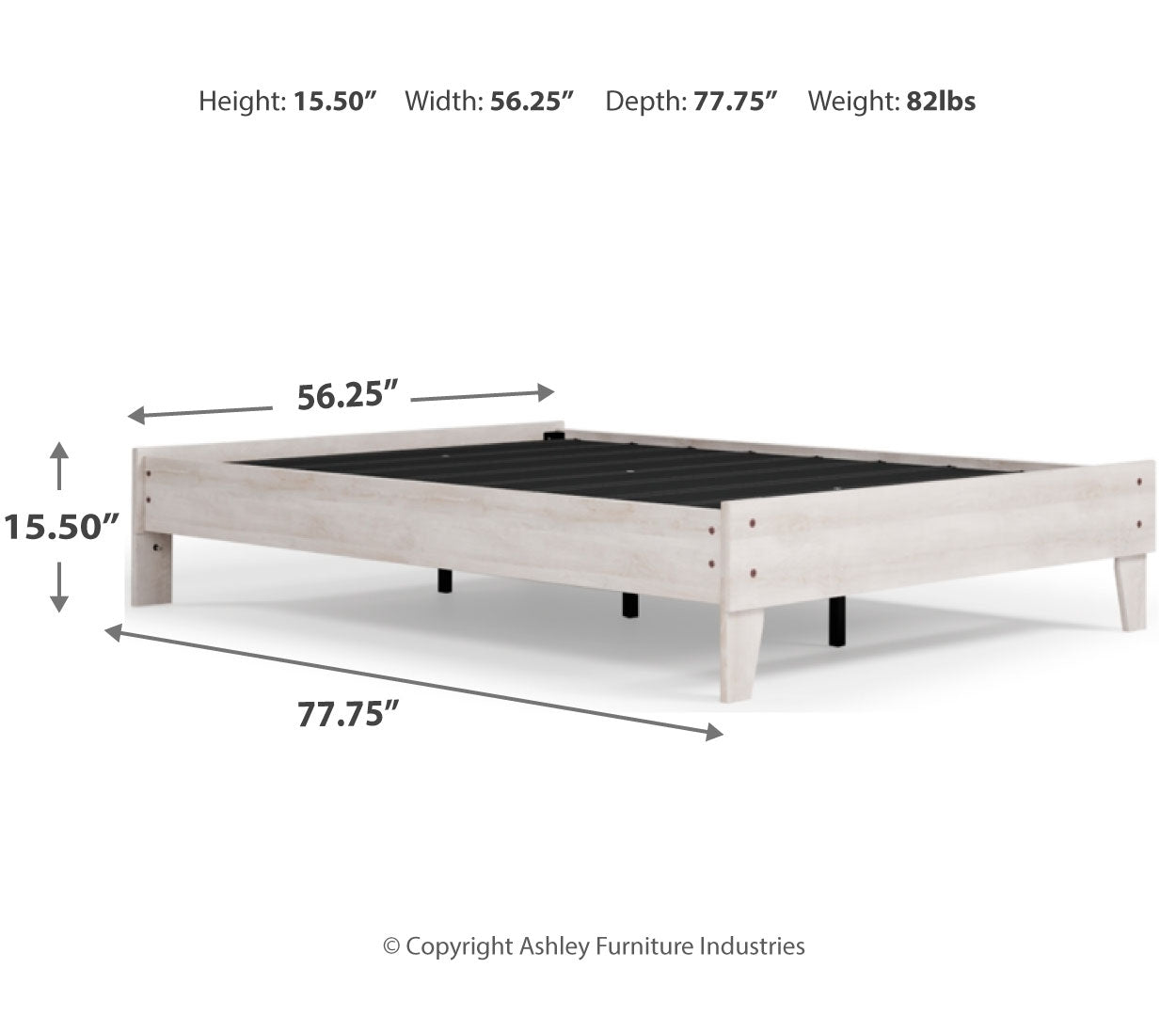 Shawburn Crossbuck Panel Platform Bed