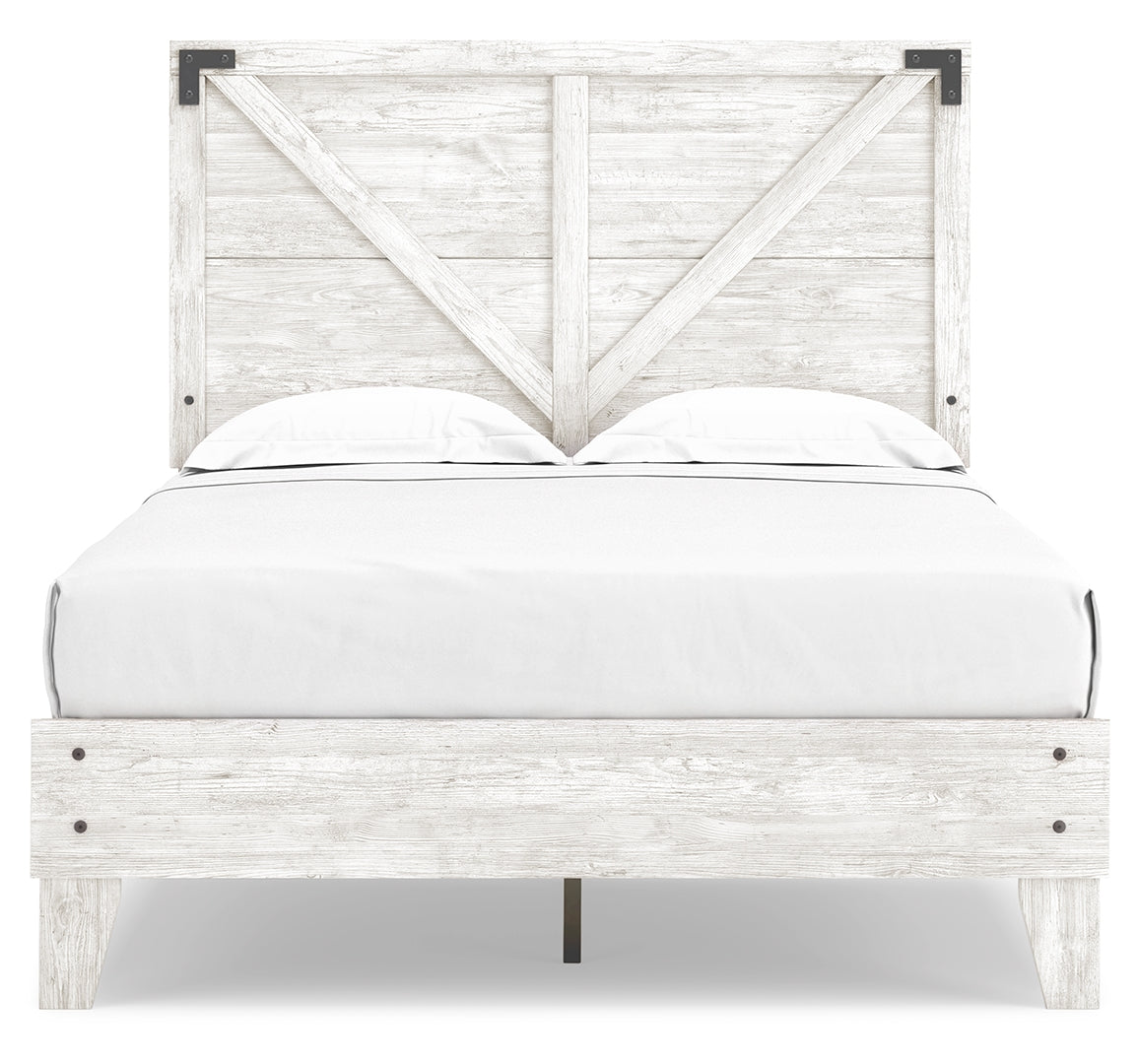 Shawburn White Panel Headboard Bedroom Set