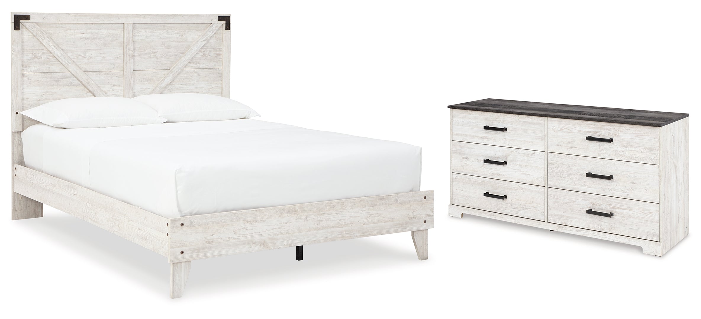 Shawburn Queen Platform Bed with Dresser