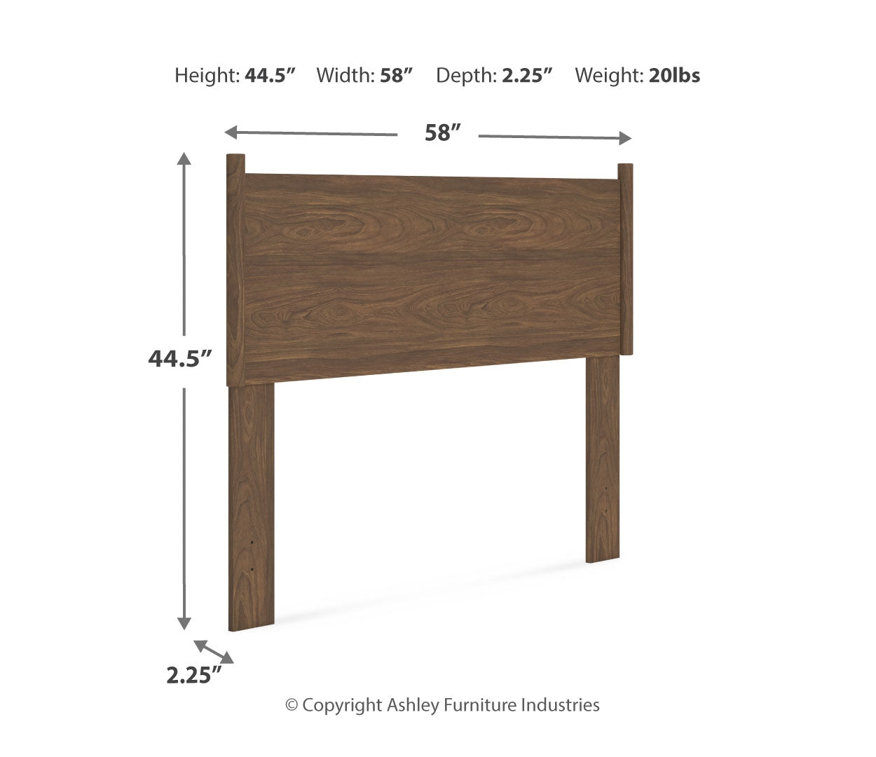 Fordmont Brown Panel Headboard Bedroom Set