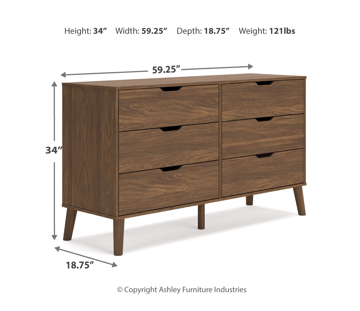 Fordmont Brown Panel Headboard Bedroom Set