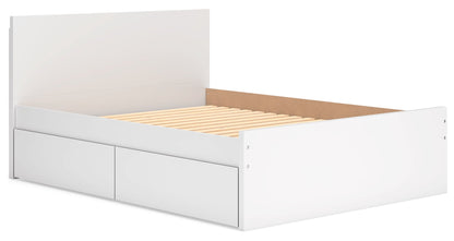 Onita Panel Platform Bed with 2 Side Storage