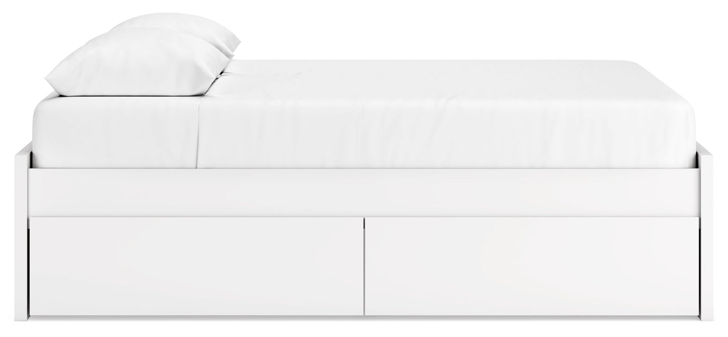 Onita Panel Platform Bed with 2 Side Storage