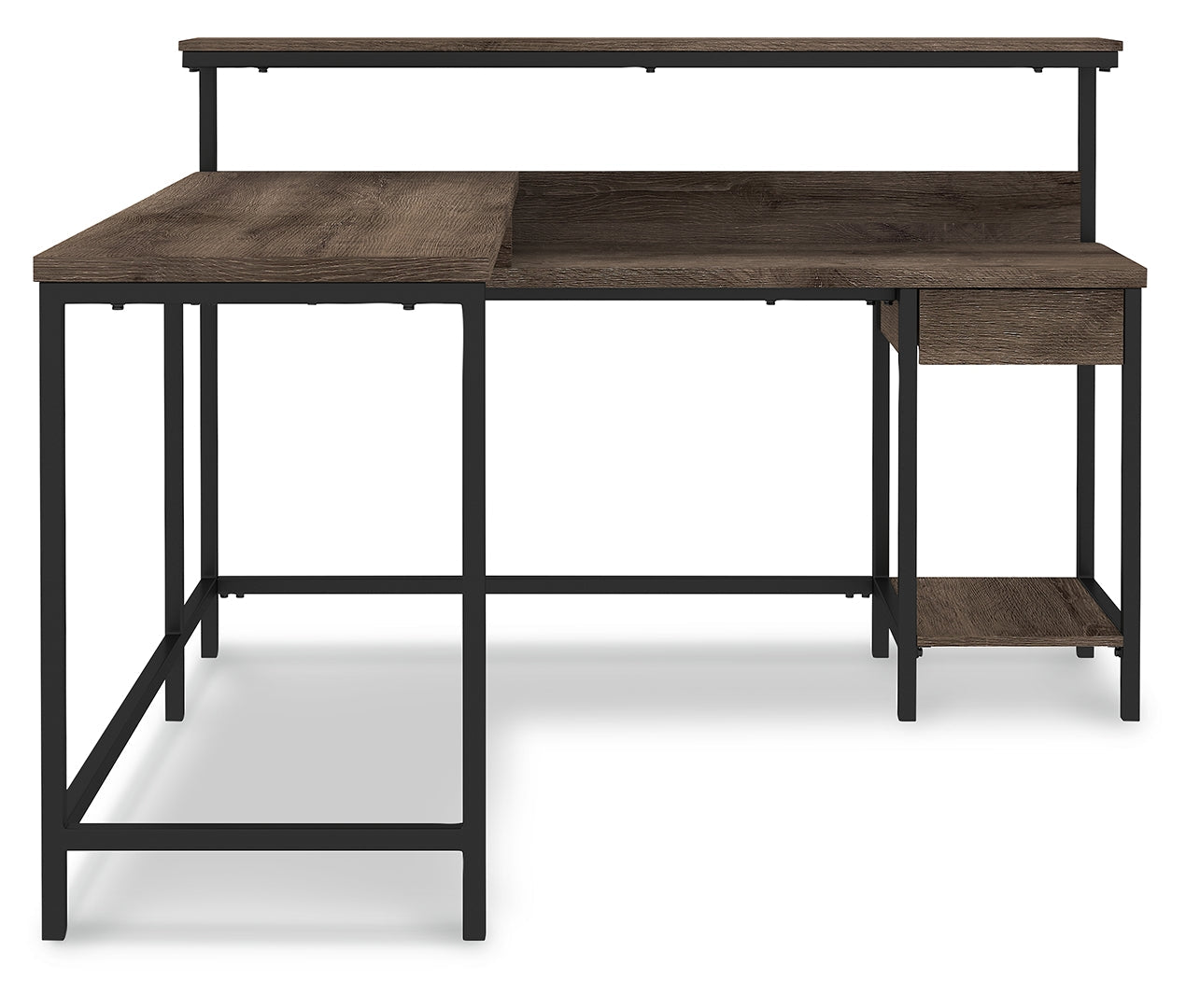 Arlenbry L-Desk with Storage