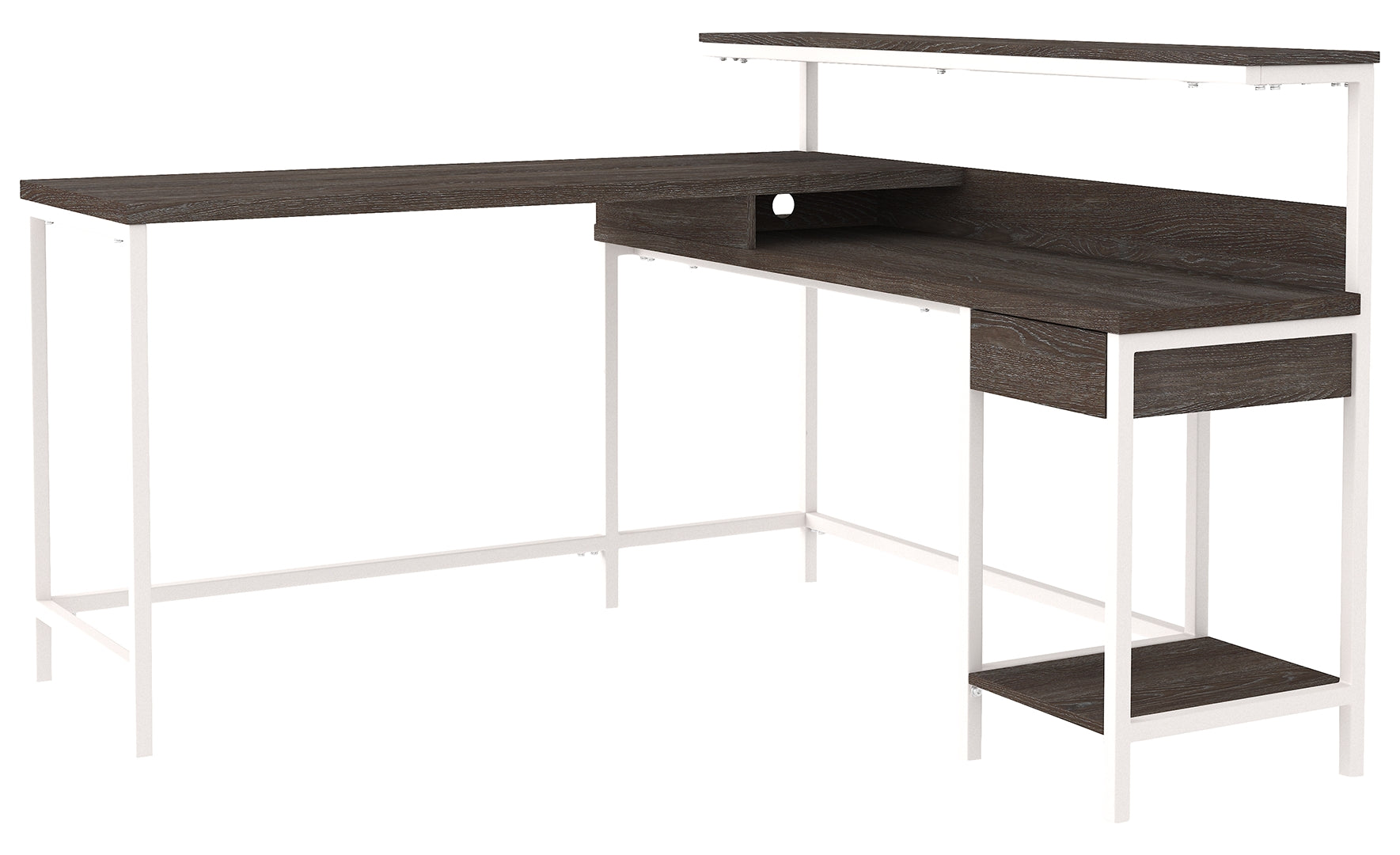 Dorrinson L-Desk with Storage