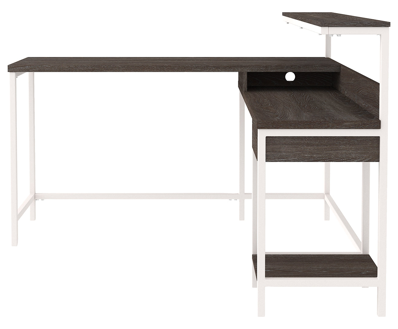 Dorrinson L-Desk with Storage